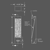 Numera Lighting Door Number Sconce: NL1030.02 | "Seraphine"
