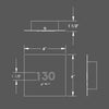 Numera Lighting Door Number Sconce: NL1145.02 - "Liam"