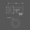Numera Lighting Door Number Sconce: NL1064.01 - "Griffith"