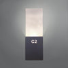 Numera Lighting Door Number Sconce: NL1067.01 - "Slater"