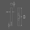 Numera Lighting Door Number Sconce: NL1137.07 - "Ryan-Dampt"