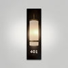 Numera Lighting Door Number Sconce: NL1190.01 - "Ashton"