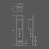 Numera Lighting Door Number Sconce: NL1203.01 - "Olivia"