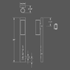 Numera Lighting Door Number Sconce: NL1329.02 - "Brandi - Damp"