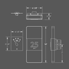 Numera Lighting Door Number Sconce: NL1584.01- "Willa"