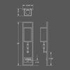 Numera Lighting Door Number Sconce: NL1003.01 - "Oliver"