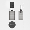 Numera Lighting Door Number Sconce: NL1005.01 - "Clarence"