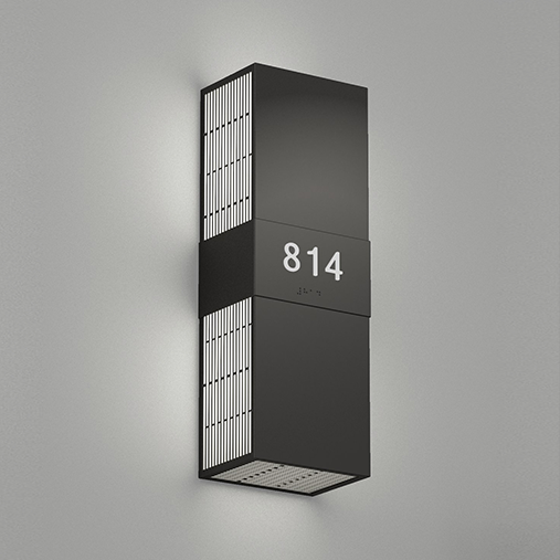 Numera Lighting Door Number Sconce: NL1007.01 - "Andrew"