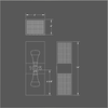 Numera Lighting Door Number Sconce: NL1007.01 - "Andrew"