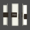 Numera Lighting Door Number Sconce: NL1009.01 - "Stella"