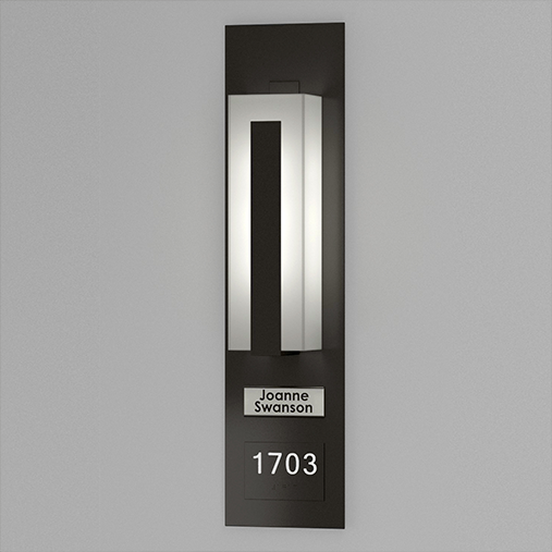Numera Lighting Door Number Sconce: NL1010.01 - "Roman"