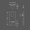 Numera Lighting Door Number Sconce: NL1011.01 | "Jerome"