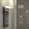 Numera Lighting Door Number Sconce: NL1014.01 - "Kingston"