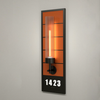 Numera Lighting Door Number Sconce: NL1038.02 - "Jennifer"