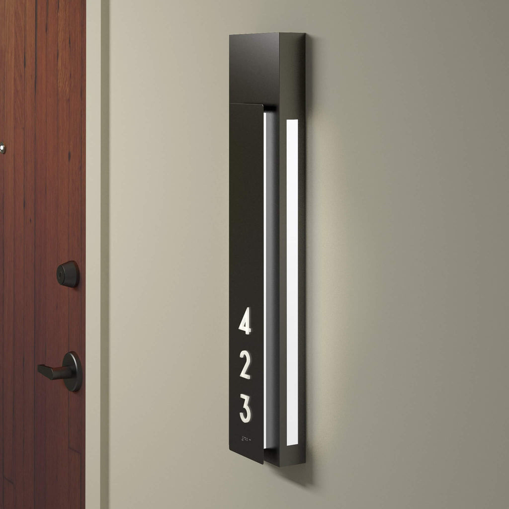 Numera Lighting Door Number Sconce: NL1057.01 - "Everly"
