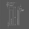Numera Lighting Door Number Sconce: NL1057.01 - "Everly"