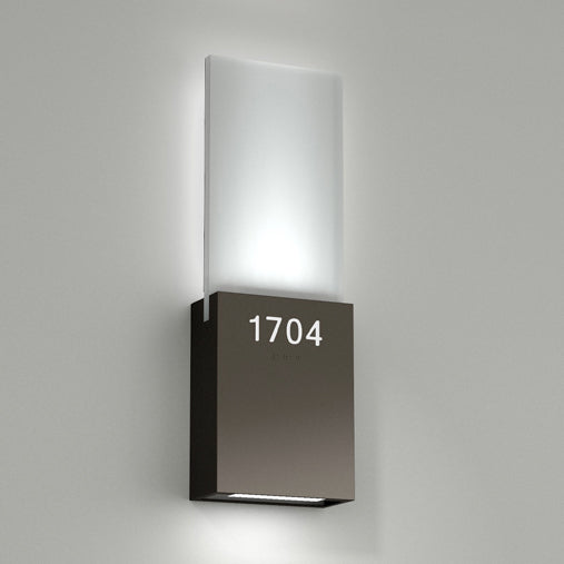 Numera Lighting Door Number Sconce: NL1067.01 - "Slater"
