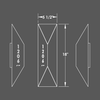 Numera Lighting Door Number Sconce: NL1072.01 - "Brent"