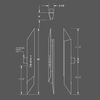 Numera Lighting Door Number Sconce: NL1076.01 - "Everest"