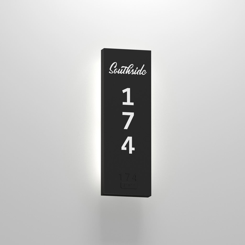 Numera Lighting Door Number Sconce: NL1078.02 - "David"