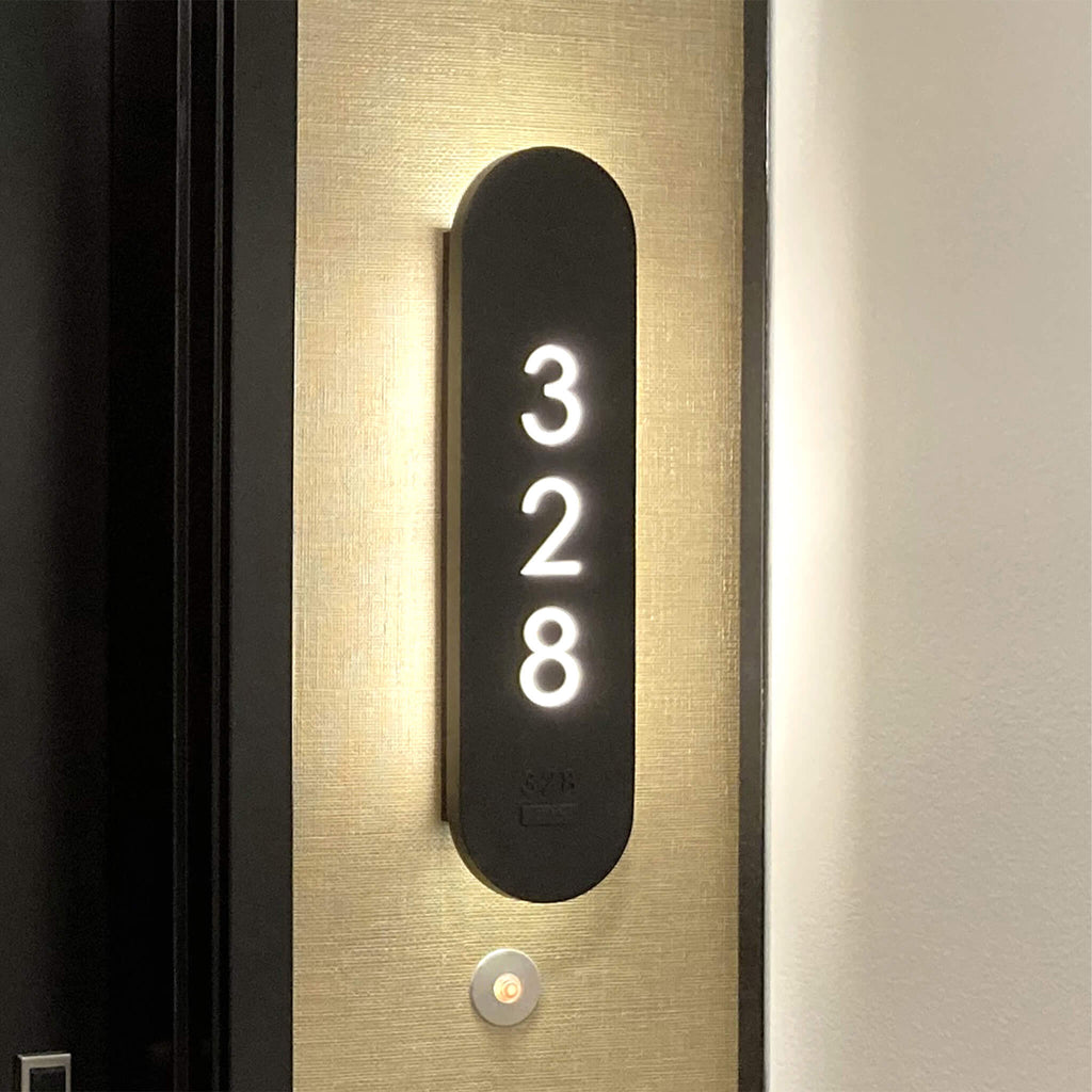 Numera Lighting Door Number Sconce: NL1084.01 - "Phoebe"