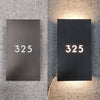 Numera Lighting Door Number Sconce: NL1120.01 - "Christopher"