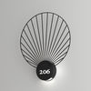 Numera Lighting Door Number Sconce: NL1124.01 - "Carmen"