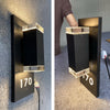 Numera Lighting Door Number Sconce: NL1156.01 - "Atticus"