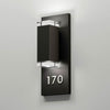Numera Lighting Door Number Sconce: NL1156.01 - "Atticus"