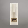 Numera Lighting Door Number Sconce: NL1171.01 - "Cora"