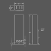 Numera Lighting Door Number Sconce: NL1207.01 - "Beamer"