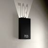 Numera Lighting Door Number Sconce: NL1209.01 - "Wyatt"