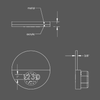 Numera Lighting Door Number Sconce: NL1239.01 - "Wallace"