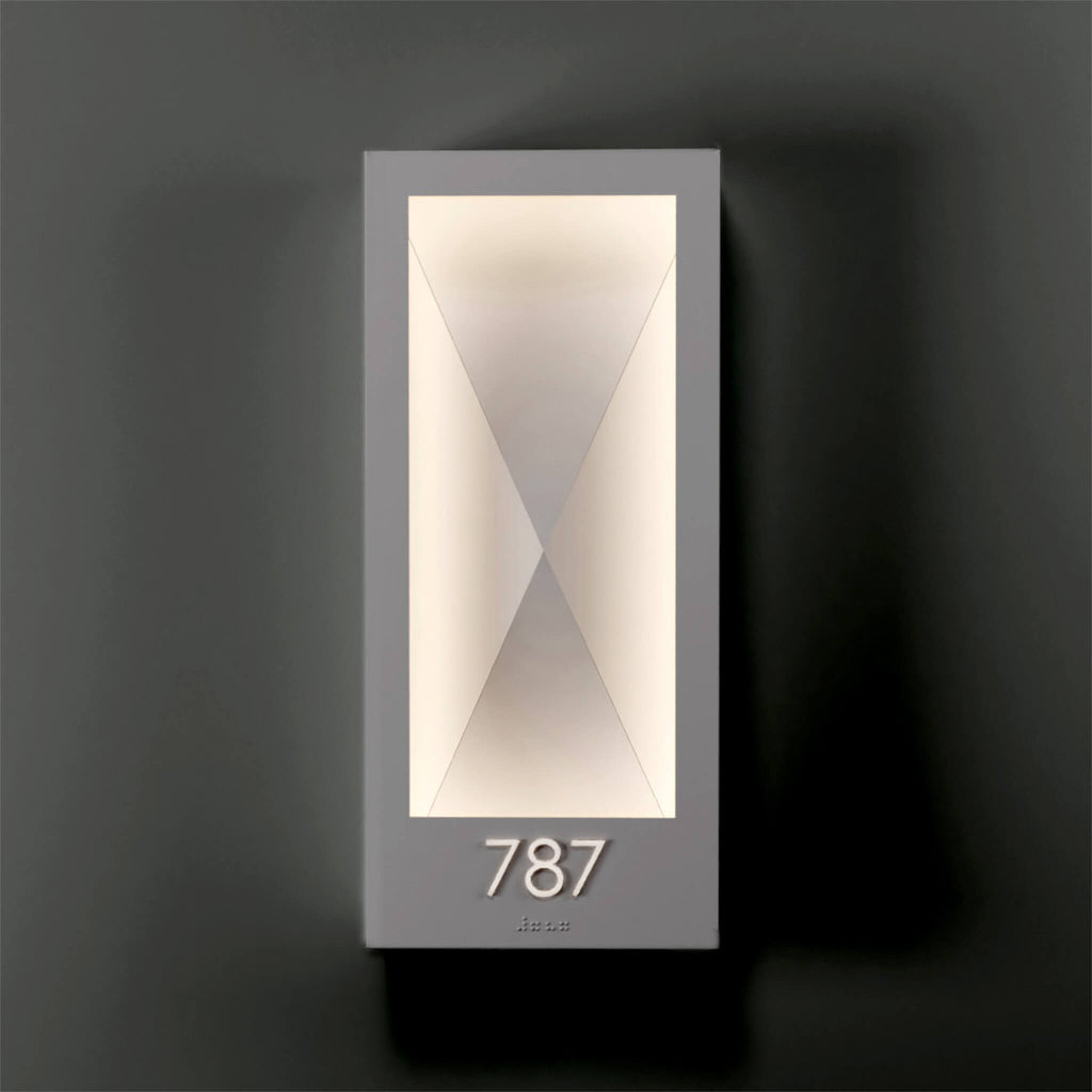 Numera Lighting Door Number Sconce: NL1257.01 - "Xavier"