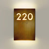 Numera Lighting Door Number Sconce: NL1040.01 - "Blythe"