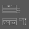 Numera Lighting Door Number Sconce: NL1056.01 - "Porter"