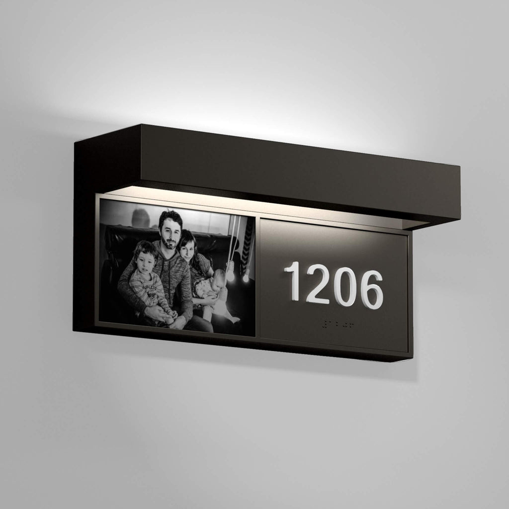 Numera Lighting Door Number Sconce: NL1056.01 - "Porter"