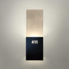 Numera Lighting Door Number Sconce: NL1067.01 - "Slater"