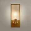 Numera Lighting Door Number Sconce: NL1071.02 - "Olive"