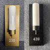 Numera Lighting Door Number Sconce: NL1103.01 - "Darcy"