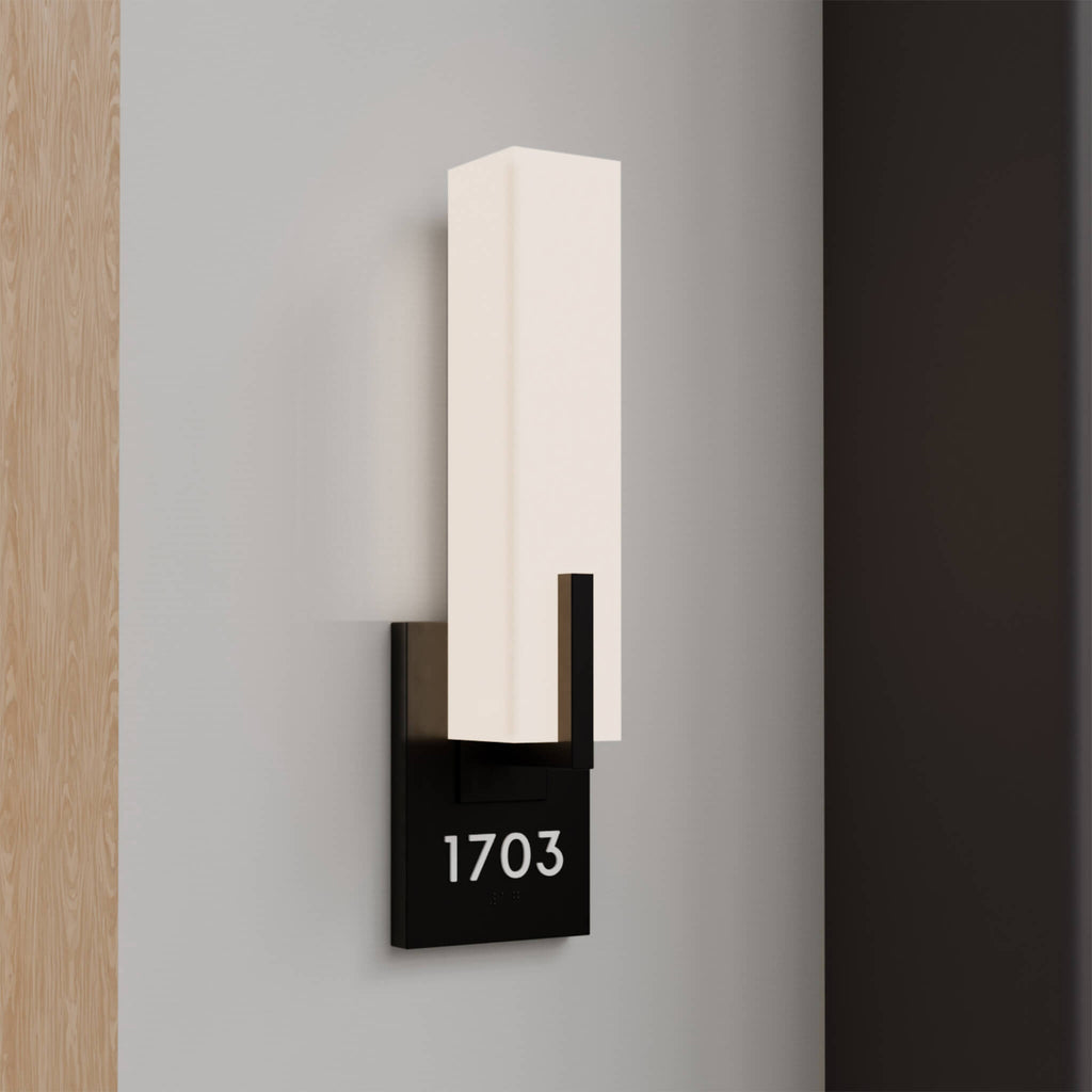 Numera Lighting Door Number Sconce: NL1115.01 - "Ethan"