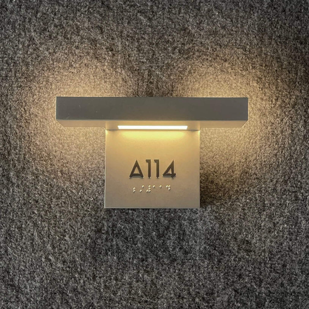 Numera Lighting Door Number Sconce: NL1167.01 - "Tara"