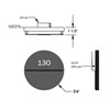 Numera Lighting Door Number Sconce: NL1186.01 - "Perry"
