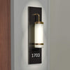 Numera Lighting Door Number Sconce: NL1190.01 - "Ashton"