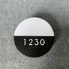 Numera Lighting Door Number Sconce: NL1230.01 - "Eclipse"