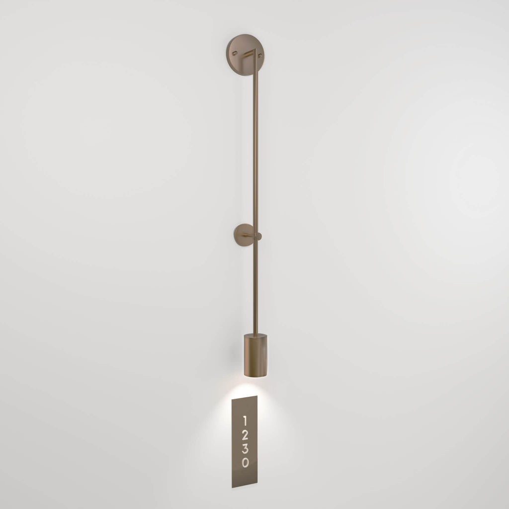 Numera Lighting Door Number Sconce: NL1262.03 - "Coleen"