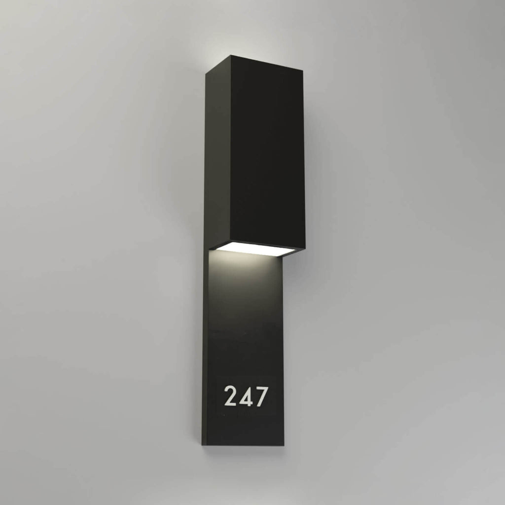 Numera Lighting Door Number Sconce: NL1274.02 - "Evan"