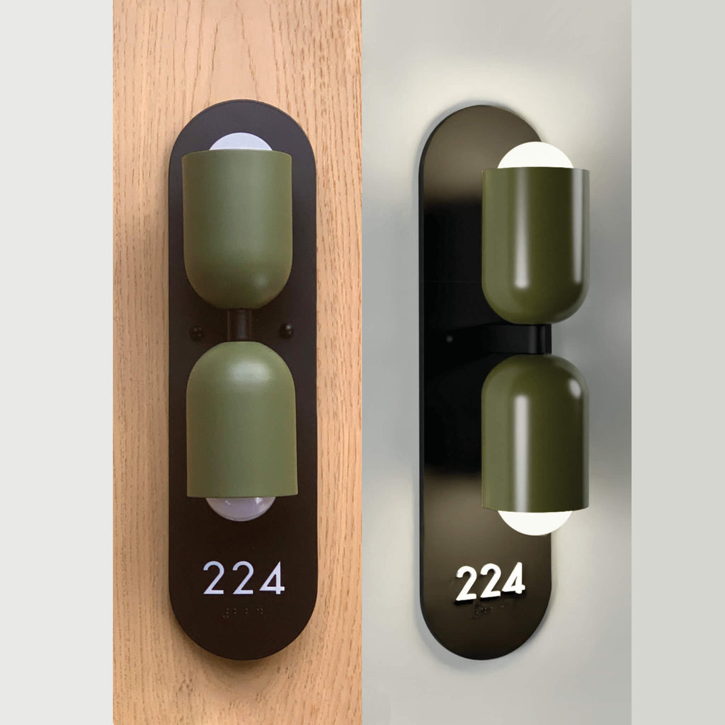 Numera Lighting Door Number Sconce: NL1326.01- "Julian"