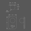 Numera Lighting Door Number Sconce: NL1364.01 - "Piper"