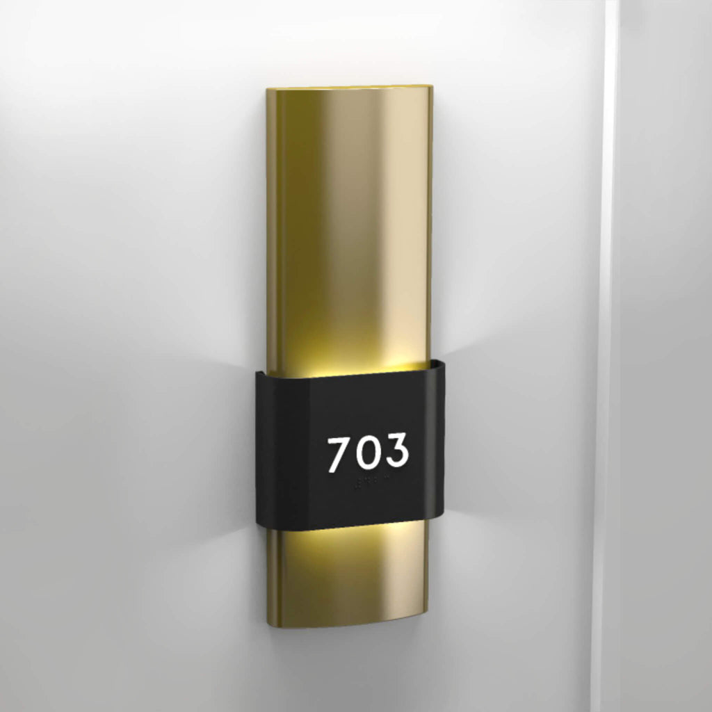 Numera Lighting Door Number Sconce: NL1414.01 - "Sawyer"